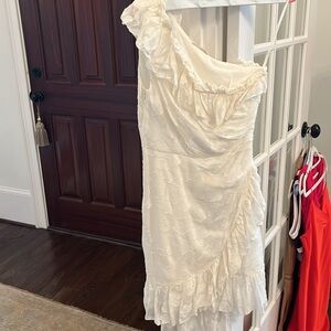 Ulla Johnson Cream Sleeveless Mini dress for Wedding Guest